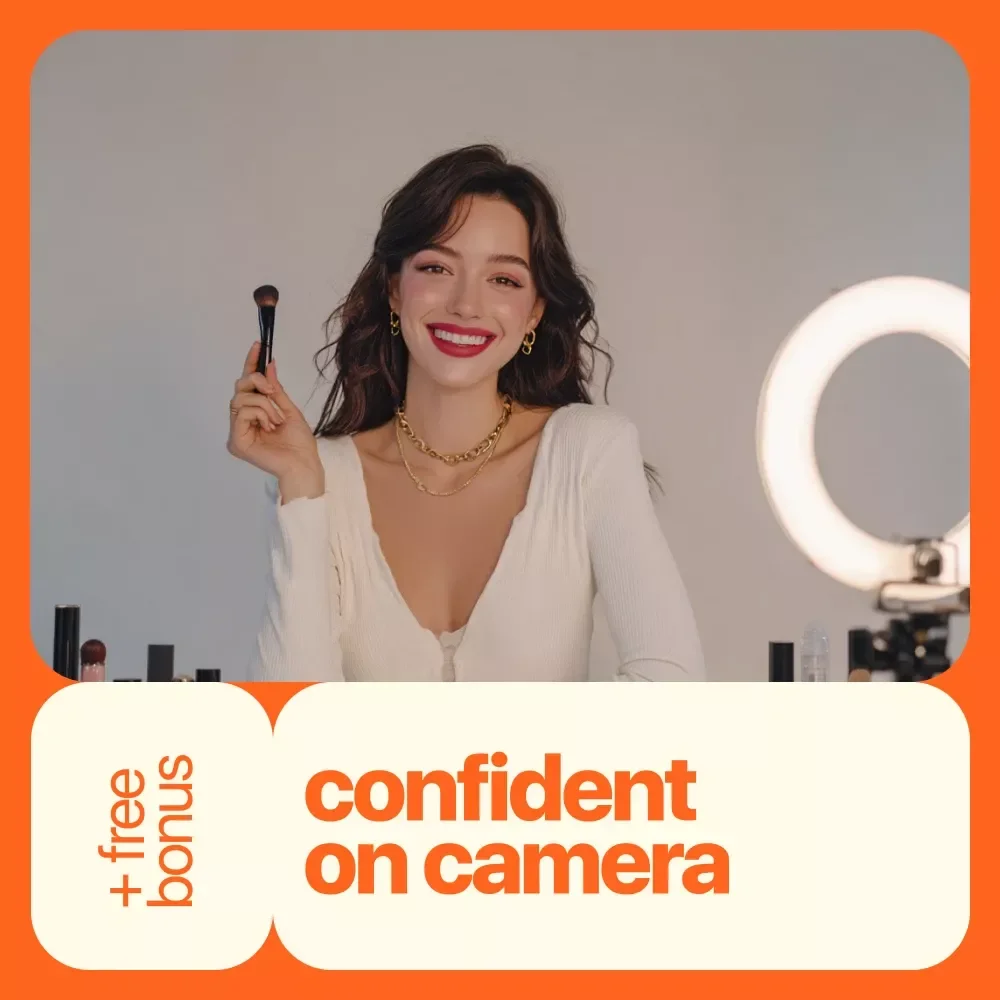 Confident on Camera: Your YouTube Confidence Breakthrough - Digital Download Guide to Boost Your Video Confidence
