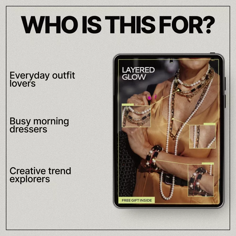 Layered Glow – Necklace Layering Checklist | How to Layer Necklaces Properly | Everyday Jewelry Styling Guide