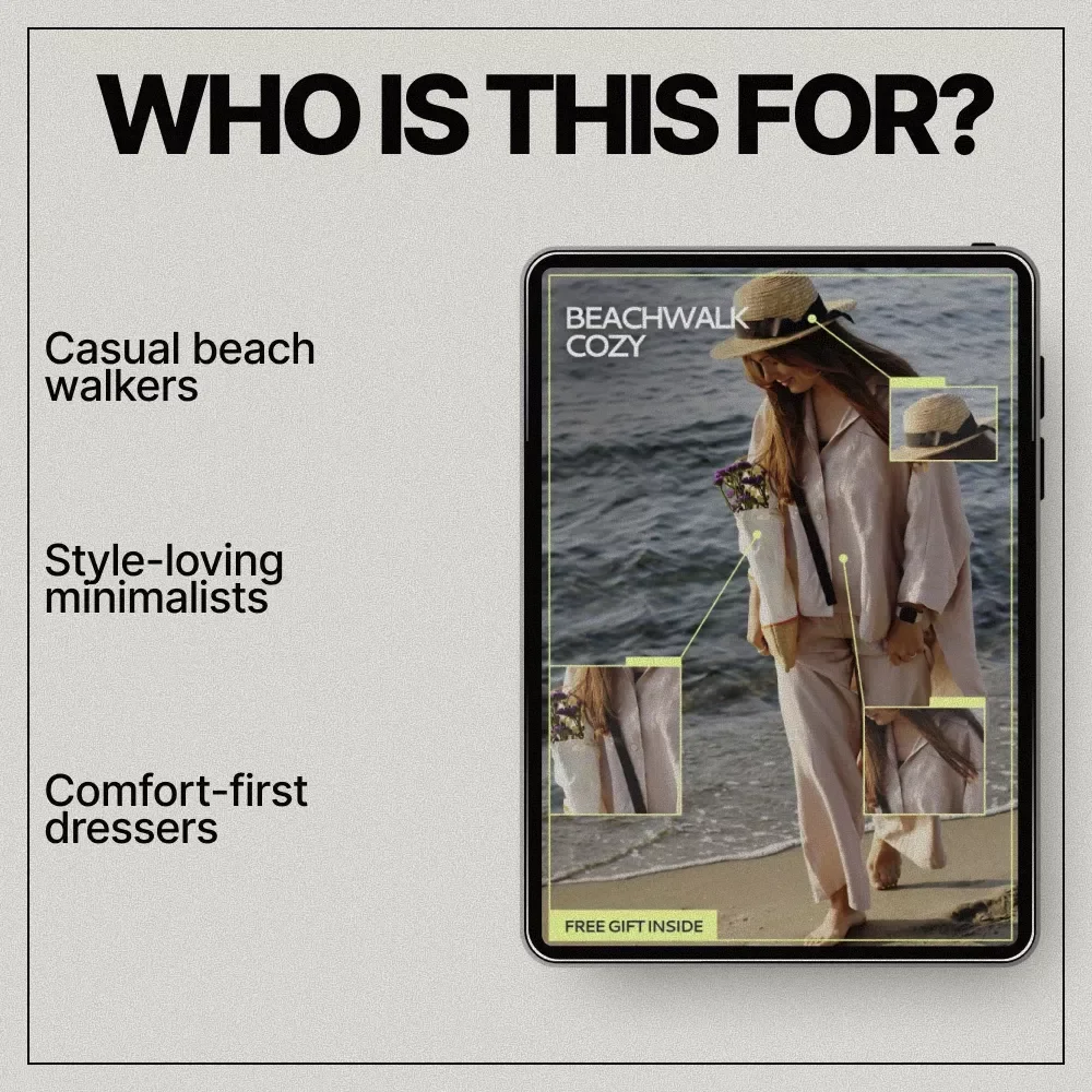 Beachwalk Cozy – Casual Beach Walk Checklist | Outfit Ideas for Casual Beach Walks | Cozy Coastal Style Digital Download