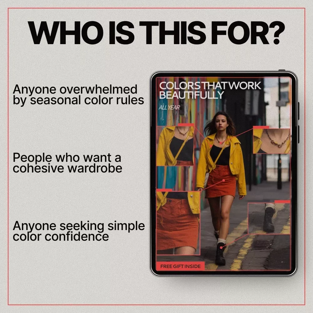 Colors That Work Beautifully All Year | All-Season Color Palette Guide, Timeless Neutrals, Flexible Wardrobe Planning eBook
