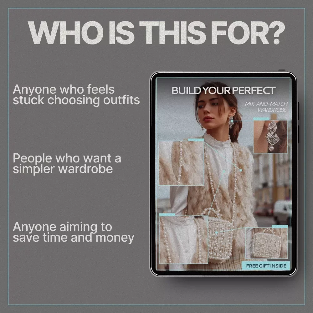 Build Your Perfect Mix-and-Match Wardrobe | Digital Guide & Actionable Checklist for a Versatile, Effortless Closet