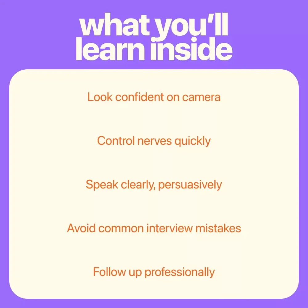 Shine On Screen: How to Be Confident in a Video Interview | Digital Guide to Camera Confidence & Virtual Interview Success