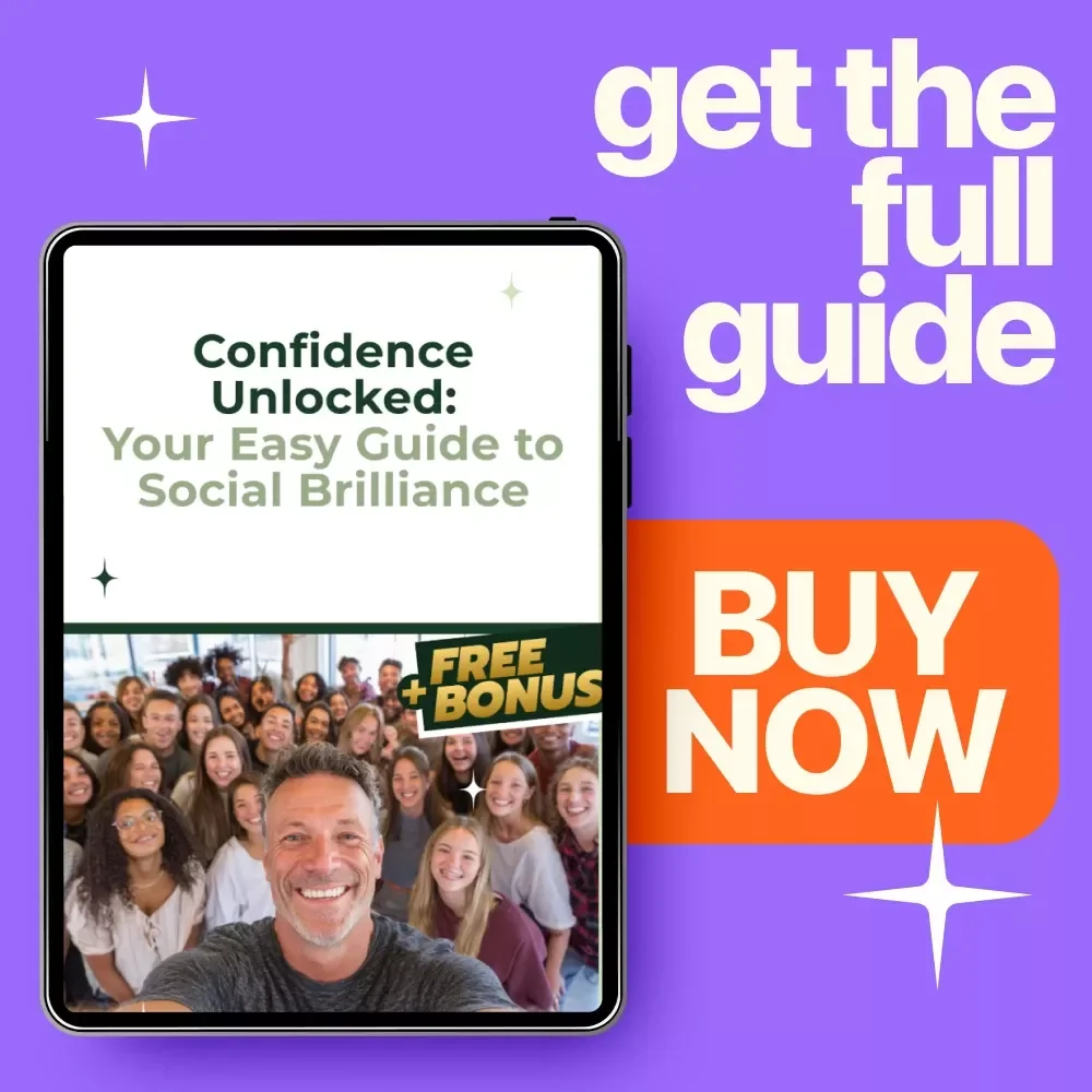 Confidence Unlocked: Your Easy Guide to Social Brilliance - Digital Download for Building Social Confidence, Overcoming Fear, and Boosting Communication Skills