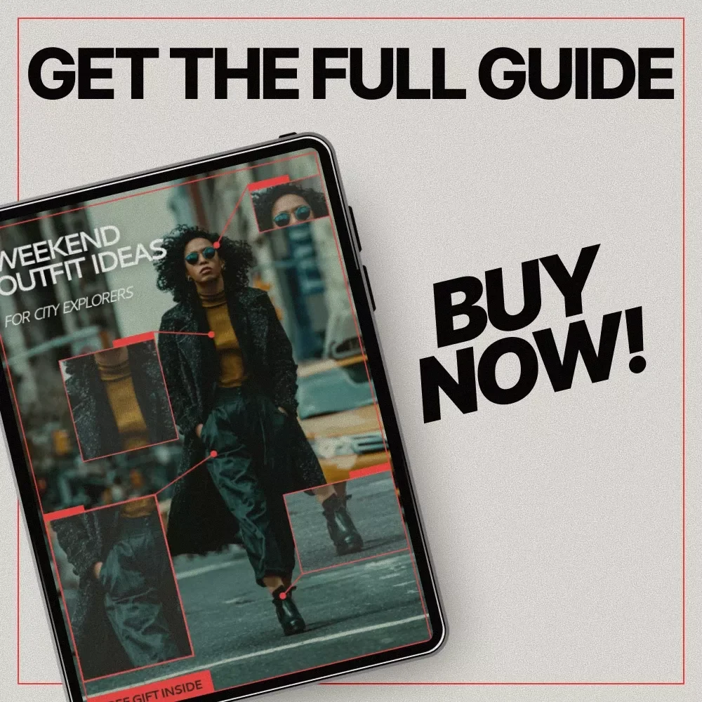 Weekend Outfit Ideas for City Explorers | Digital Style Guide for Weekend Outfits, City Style, Capsule Wardrobe & Travel Fashion Download