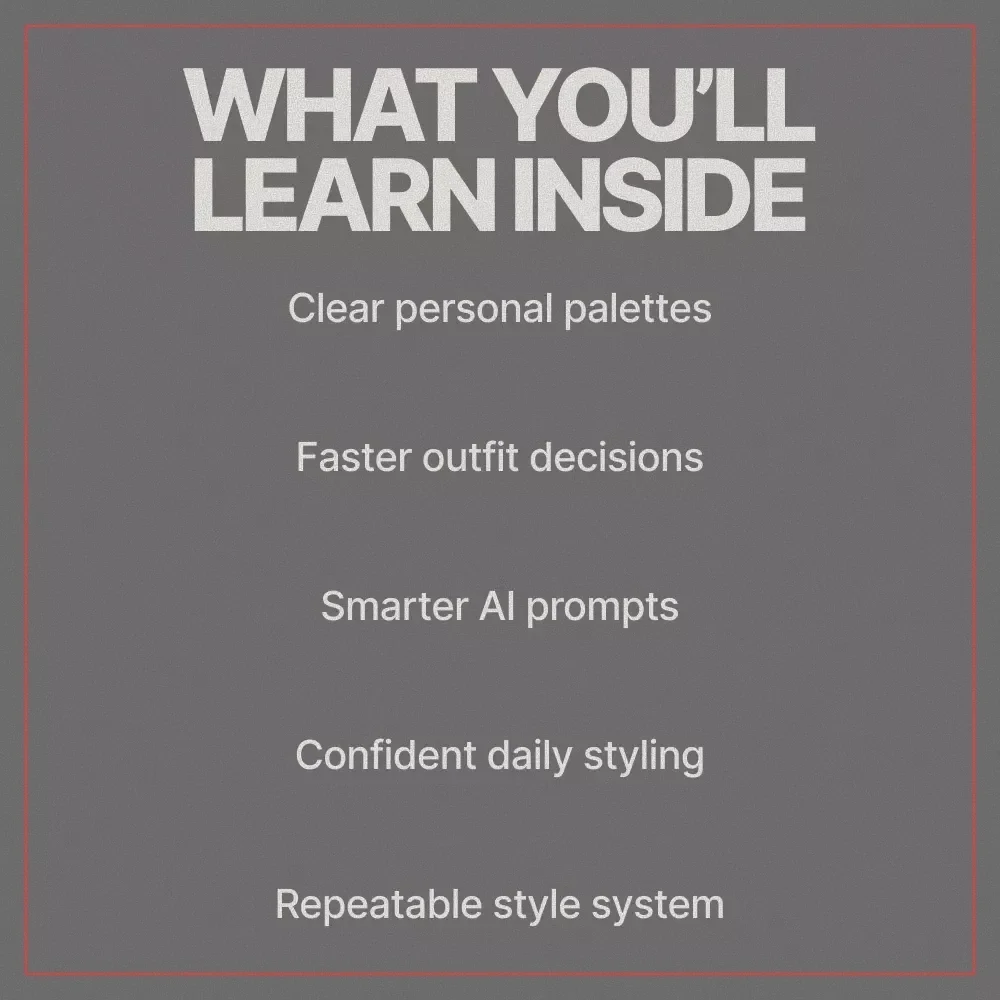 Color Smarts, Styled by AI – Smart Fashion Guide for AI Color Palette Outfit Suggestions & Effortless Styling