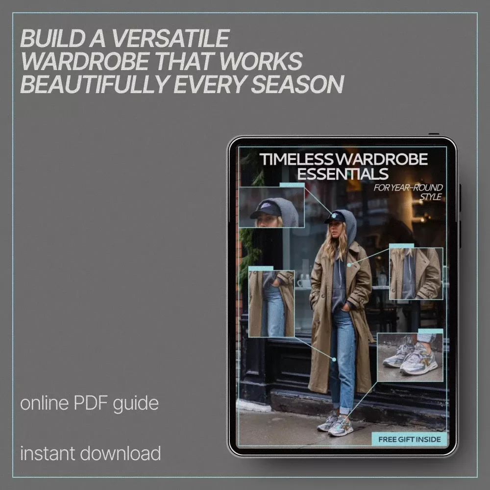 Timeless Wardrobe Essentials for Year-Round Style | Minimalist Capsule Closet Guide, Smart Shopping & Everyday Outfit Planning eBook