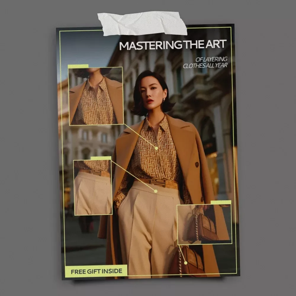 Mastering the Art of Layering Clothes All Year – Digital Style Guide, Outfit Planning eBook, Seasonal Layering Checklist, Smart Wardrobe Building Download