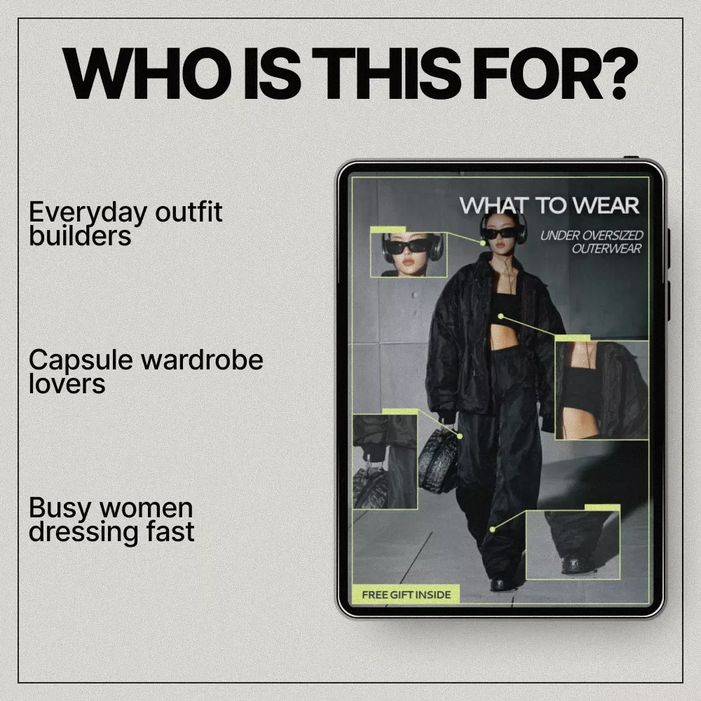 What to Wear Under Oversized Outerwear Checklist | Easy Style Guide for Layering, Balance & Flattering Outfits