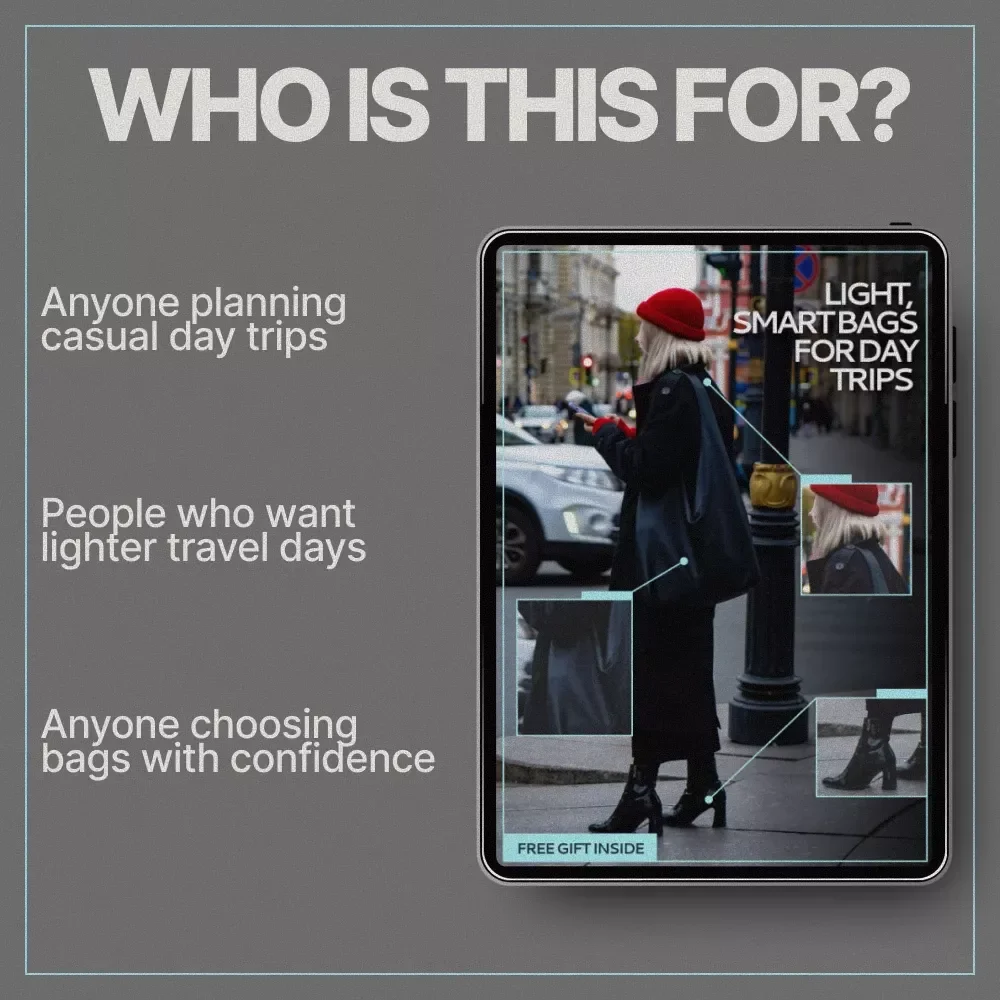 Light, Smart Bags for Day Trips – Practical Guide Answering What Bags are Best for Day Trips | Easy Packing, Comfort & Versatile Travel Carry Options