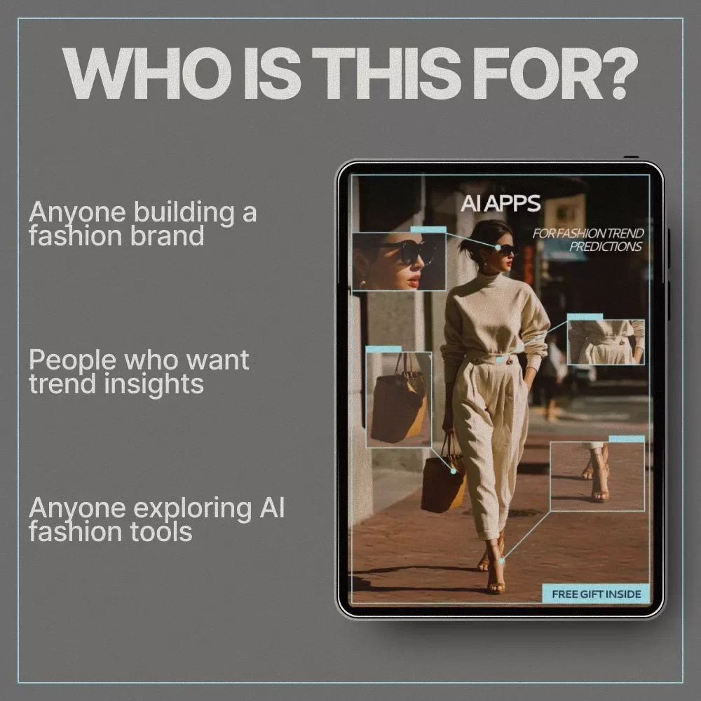 AI Apps for Fashion Trend Predictions | Trend Forecasting Ebook | AI Tools for Designers, Brands & Creators