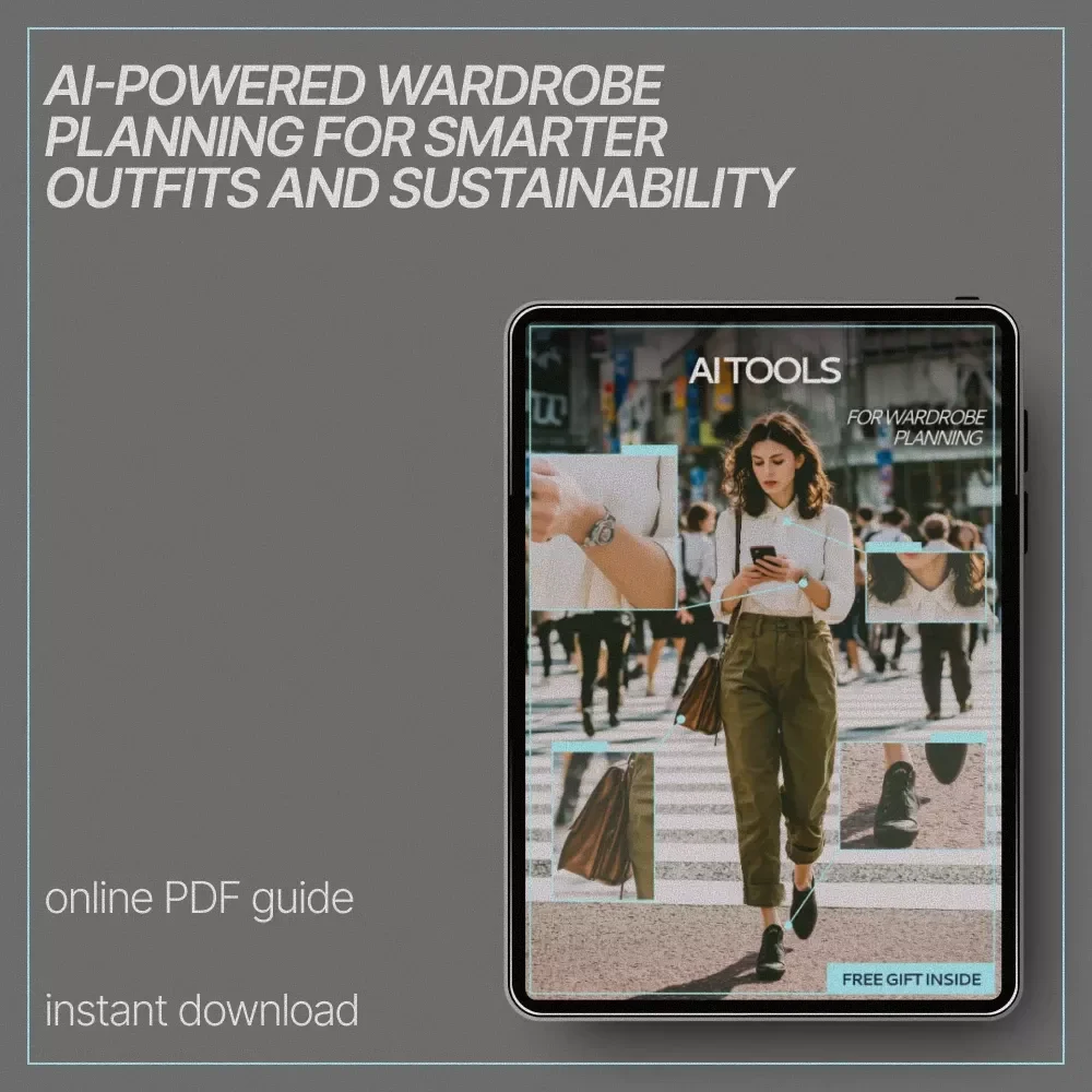 AI Tools for Wardrobe Planning – Smart Style Guide eBook | Digital Download for Closet Organization, Outfit Planning & Sustainable Fashion Using ai tools for wardrobe planning