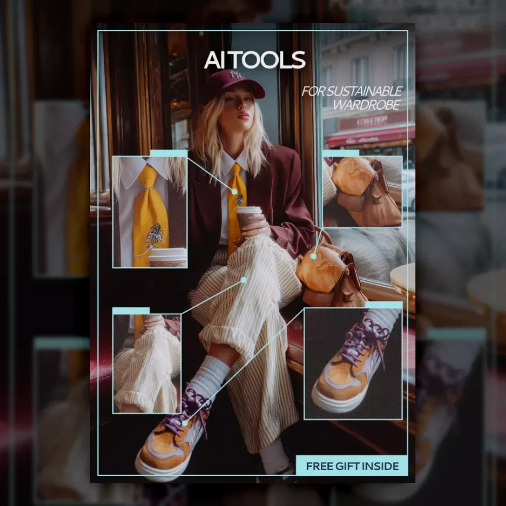 AI Tools for Sustainable Wardrobe Checklist | Smart Ethical Fashion Planner | Digital Download for Eco-Conscious Style & AI-Powered Closet Ideas