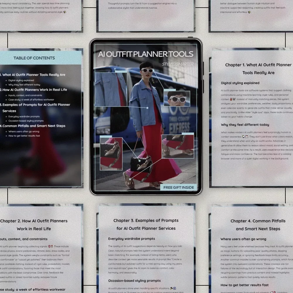 AI Outfit Planner Tools, Styled Smarter | Digital Style Guide to AI Outfit Planner Tools for Effortless Daily Looks