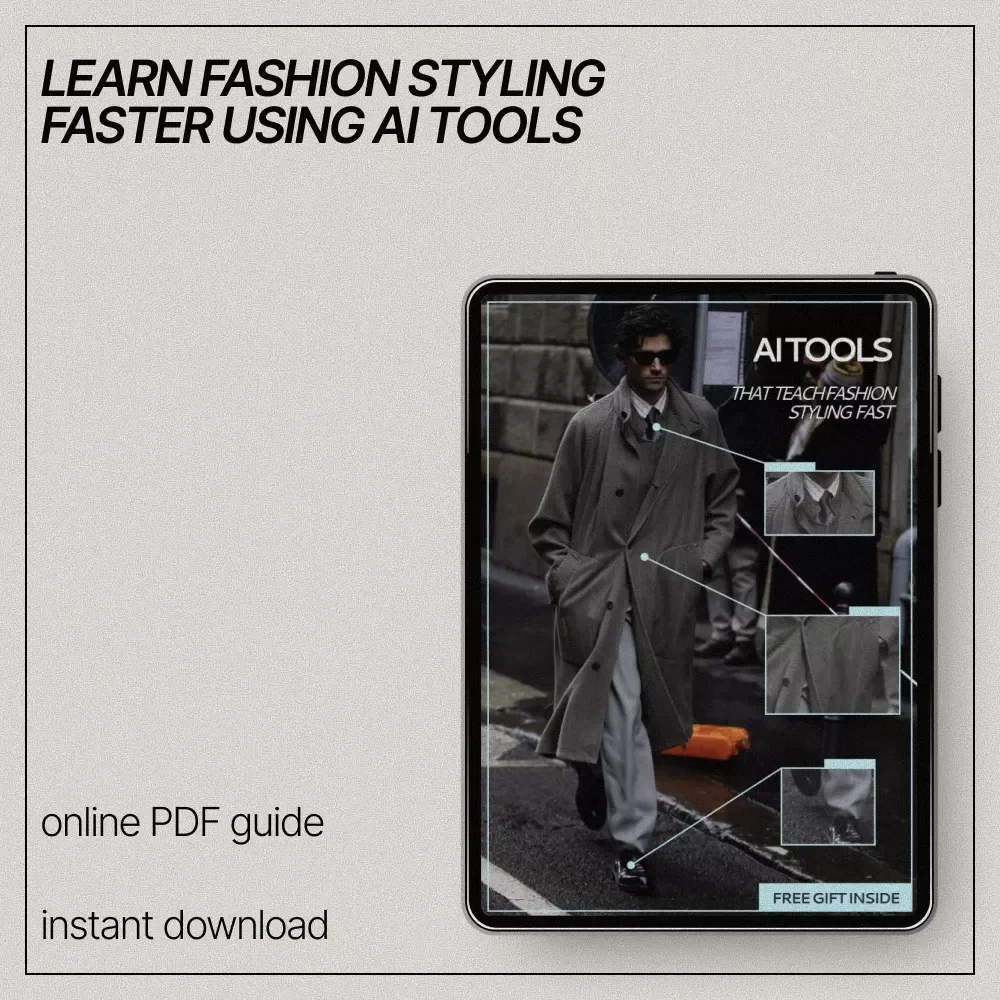 AI Tools That Teach Fashion Styling Fast | Ebook Guide Using ai tools to learn fashion styling basics for Beginners & Creators