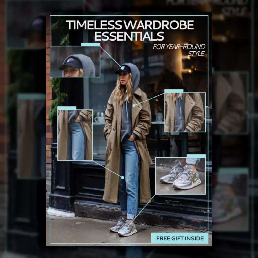 Timeless Wardrobe Essentials for Year-Round Style | Minimalist Capsule Closet Guide, Smart Shopping & Everyday Outfit Planning eBook