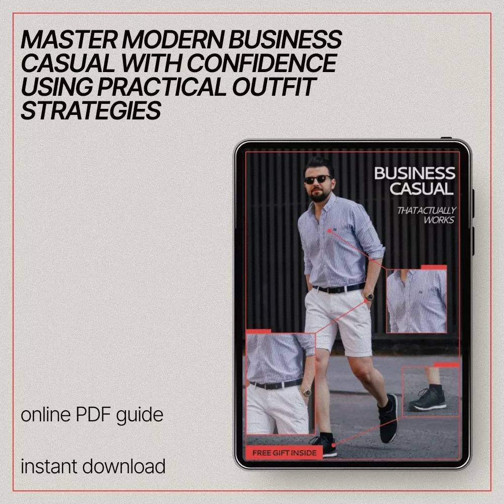 Business Casual That Actually Works | Practical Style Guide eBook Explaining What Clothes Work for Business Casual