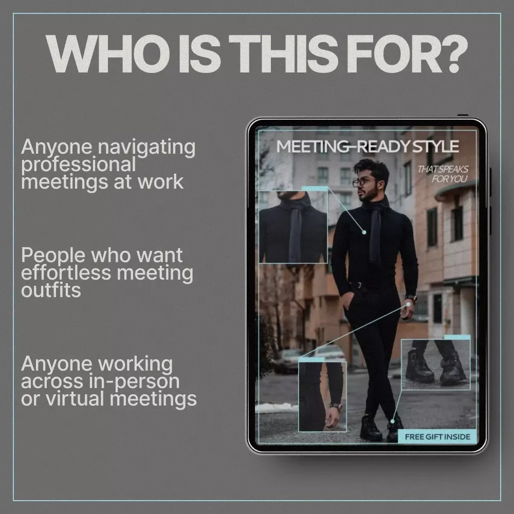Meeting-Ready Style That Speaks for You | Professional Outfit Guide Ebook | What Outfits Look Professional for Meetings