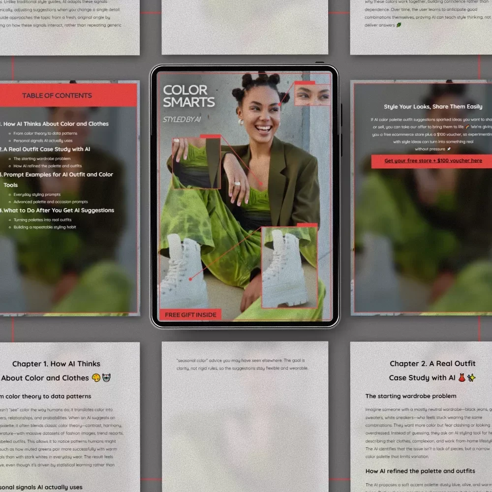 Color Smarts, Styled by AI – Smart Fashion Guide for AI Color Palette Outfit Suggestions & Effortless Styling