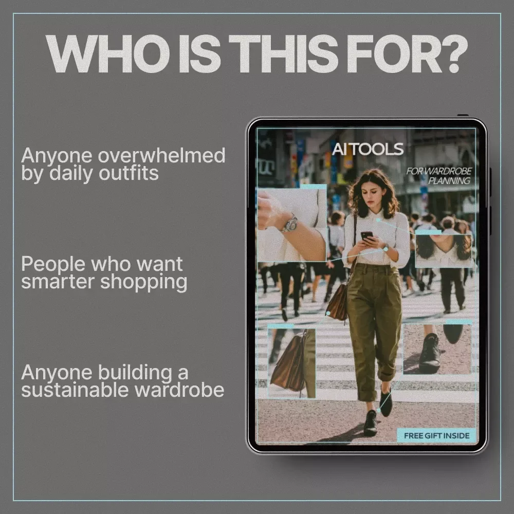 AI Tools for Wardrobe Planning – Smart Style Guide eBook | Digital Download for Closet Organization, Outfit Planning & Sustainable Fashion Using ai tools for wardrobe planning