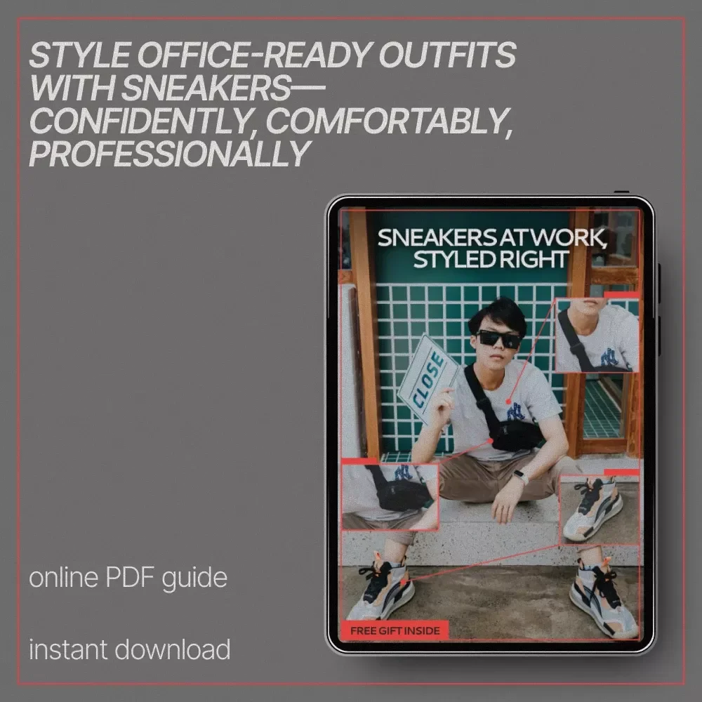 Sneakers at Work, Styled Right – A Modern Style Guide on How to Style Sneakers for Work Outfits | Office-Ready Looks Made Easy
