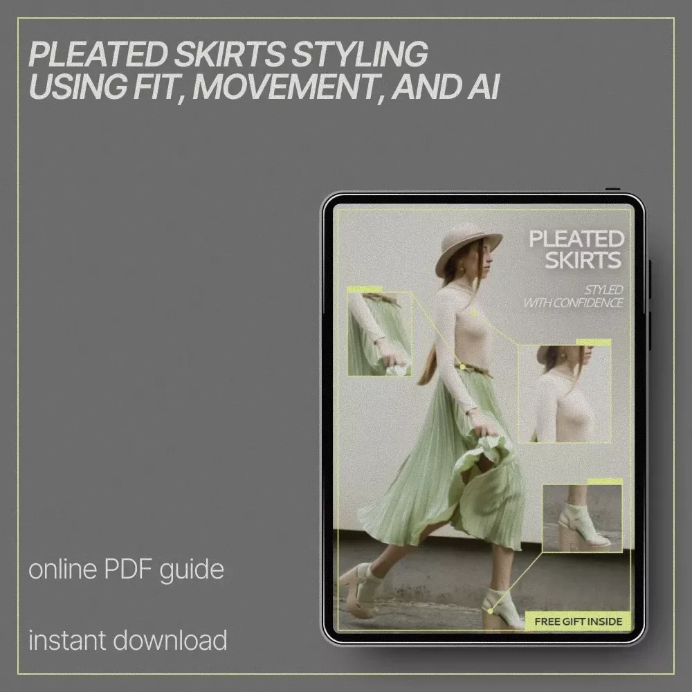 Pleated Skirts, Styled With Confidence | How to Style Pleated Skirts Guide | Modern Outfit Ideas, AI Styling Prompts & Everyday Looks
