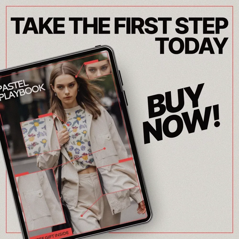 Pastel Playbook – Digital Download Pastel Outfit Styling Guide, Cozy Chic Wardrobe eBook, Soft Color Capsule Checklist