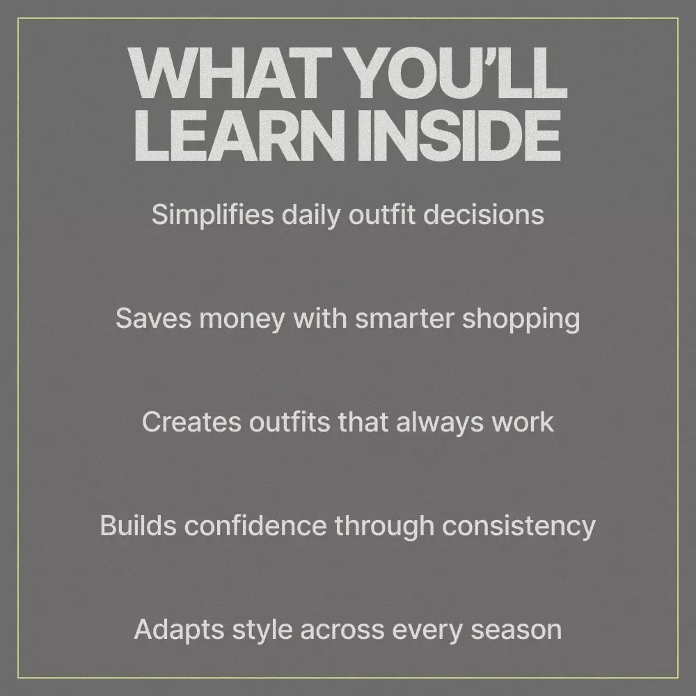 Core Wardrobe Staples Explained – Digital Guide to Building a Timeless, Versatile Closet | Capsule Wardrobe eBook & Style Checklist Download