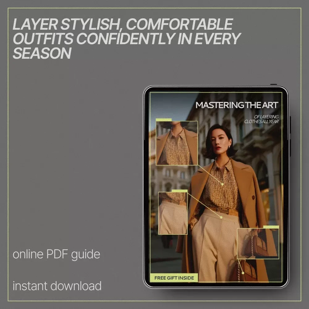Mastering the Art of Layering Clothes All Year – Digital Style Guide, Outfit Planning eBook, Seasonal Layering Checklist, Smart Wardrobe Building Download