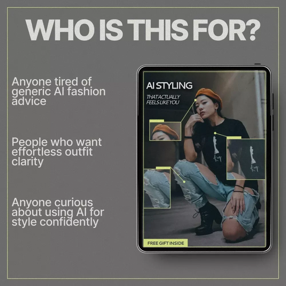 AI Styling That Actually Feels Like You | Personal Style Guide Using AI | Digital Download eBook & Styling Checklist