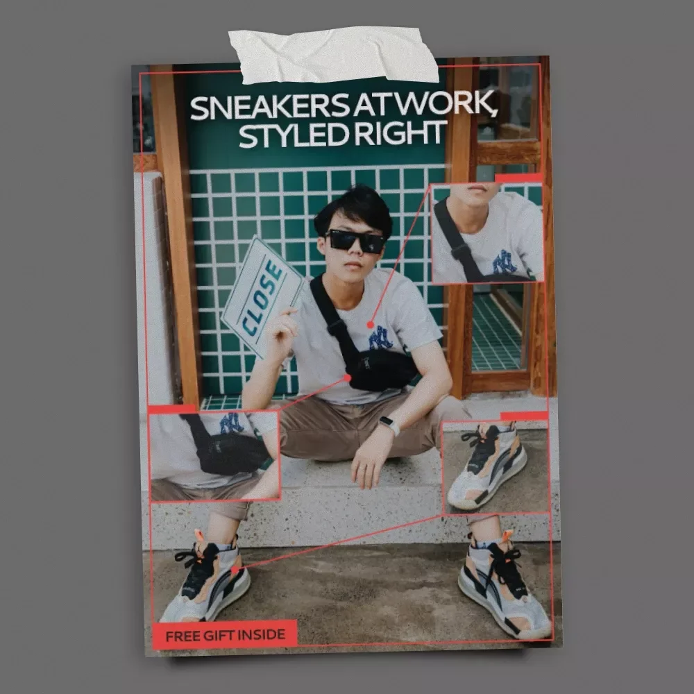 Sneakers at Work, Styled Right – A Modern Style Guide on How to Style Sneakers for Work Outfits | Office-Ready Looks Made Easy