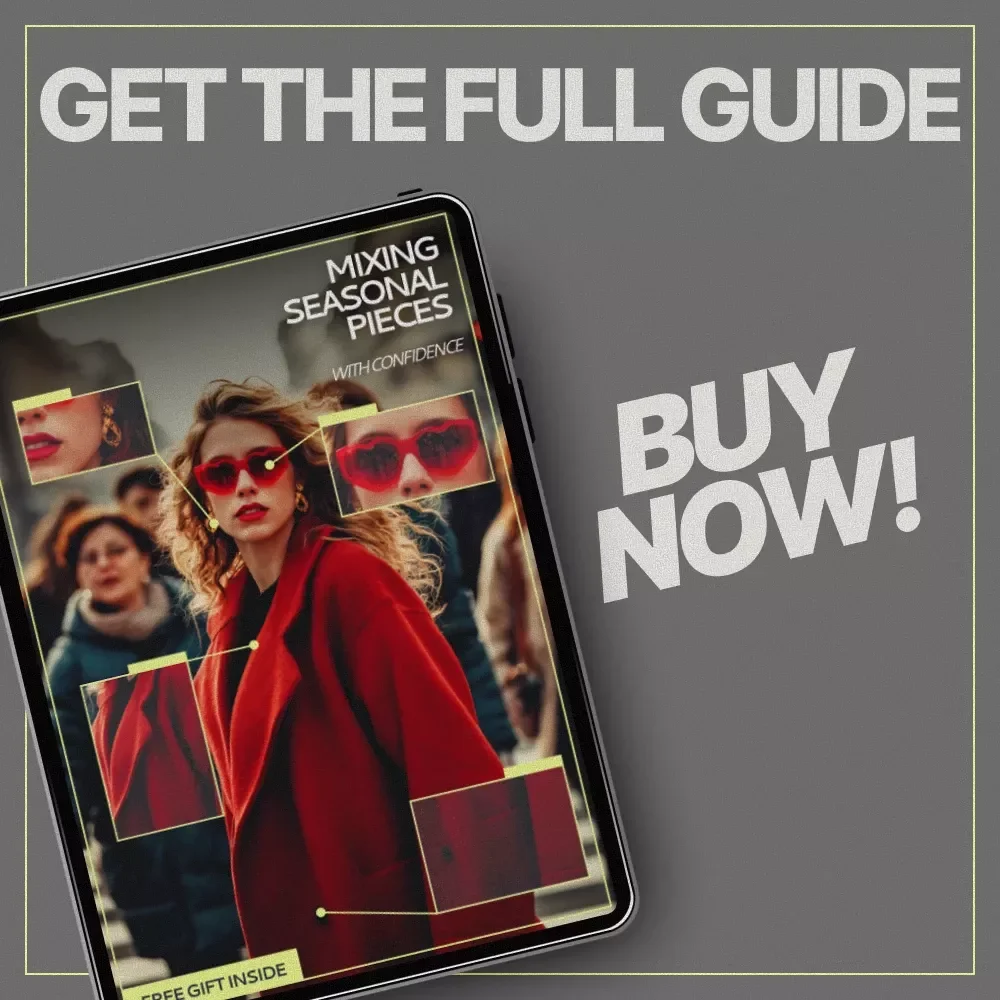 Mixing Seasonal Pieces With Confidence | Style Guide on how to mix seasonal pieces effectively | Digital Fashion Guide Download