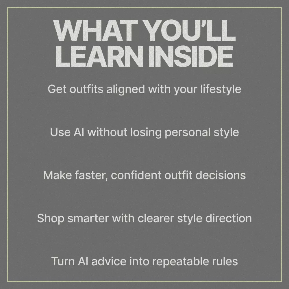 AI Styling That Actually Feels Like You | Personal Style Guide Using AI | Digital Download eBook & Styling Checklist
