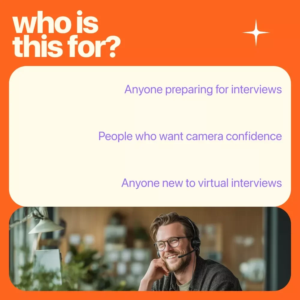 Lights, Camera, Confidence! – Video Interview Checklist | How to Be Confident in a Video Interview | Digital Download for Job Seekers