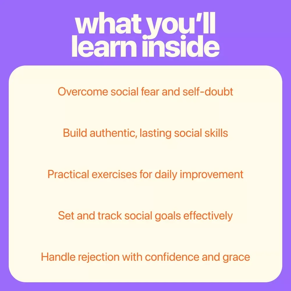Confidence Unlocked: Your Easy Guide to Social Brilliance - Digital Download for Building Social Confidence, Overcoming Fear, and Boosting Communication Skills