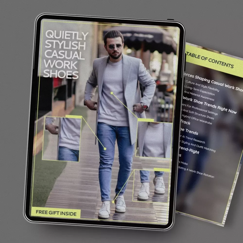 Quietly Stylish Casual Work Shoes Guide | What Casual Work Shoes Are Trending | Modern Office Footwear, Hybrid Work Style, Smart Shoe Rotation eBook