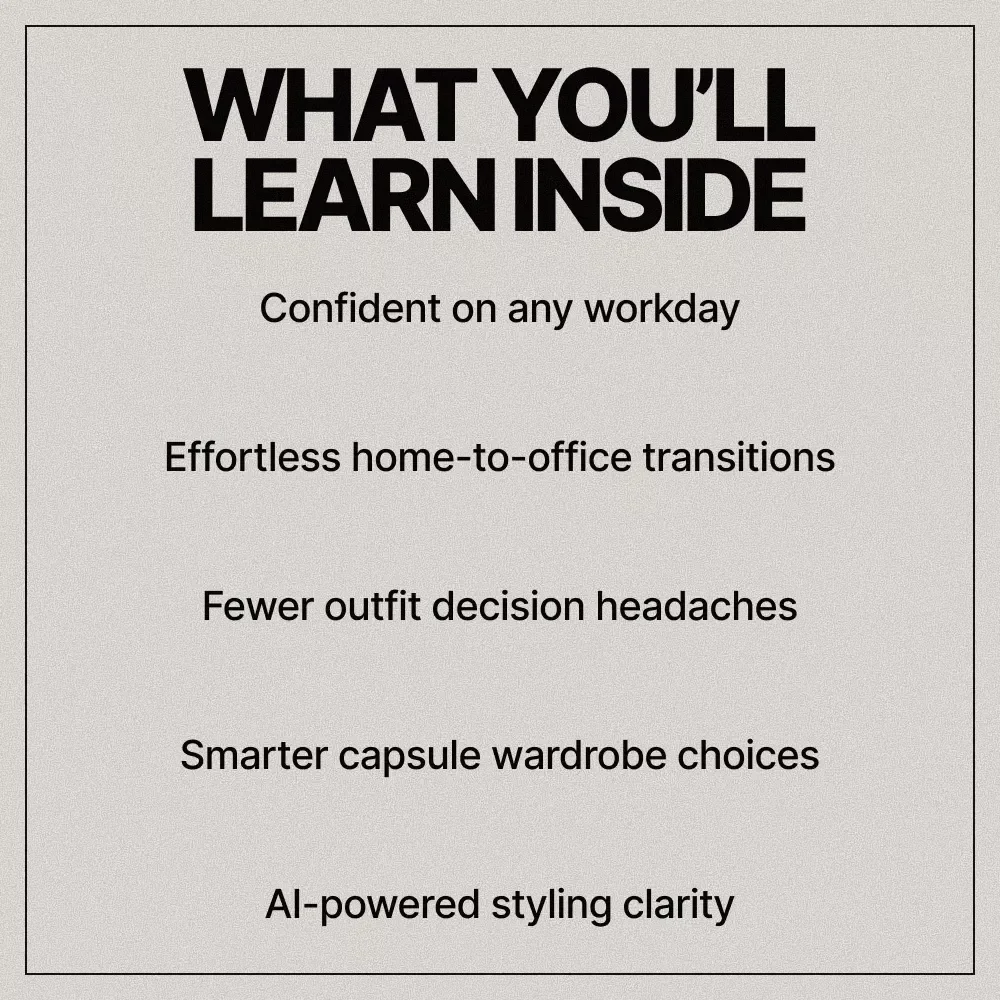 Hybrid Work Outfits That Actually Work | Practical Style Guide for Modern Professionals | What Outfits Work for Hybrid Work Style