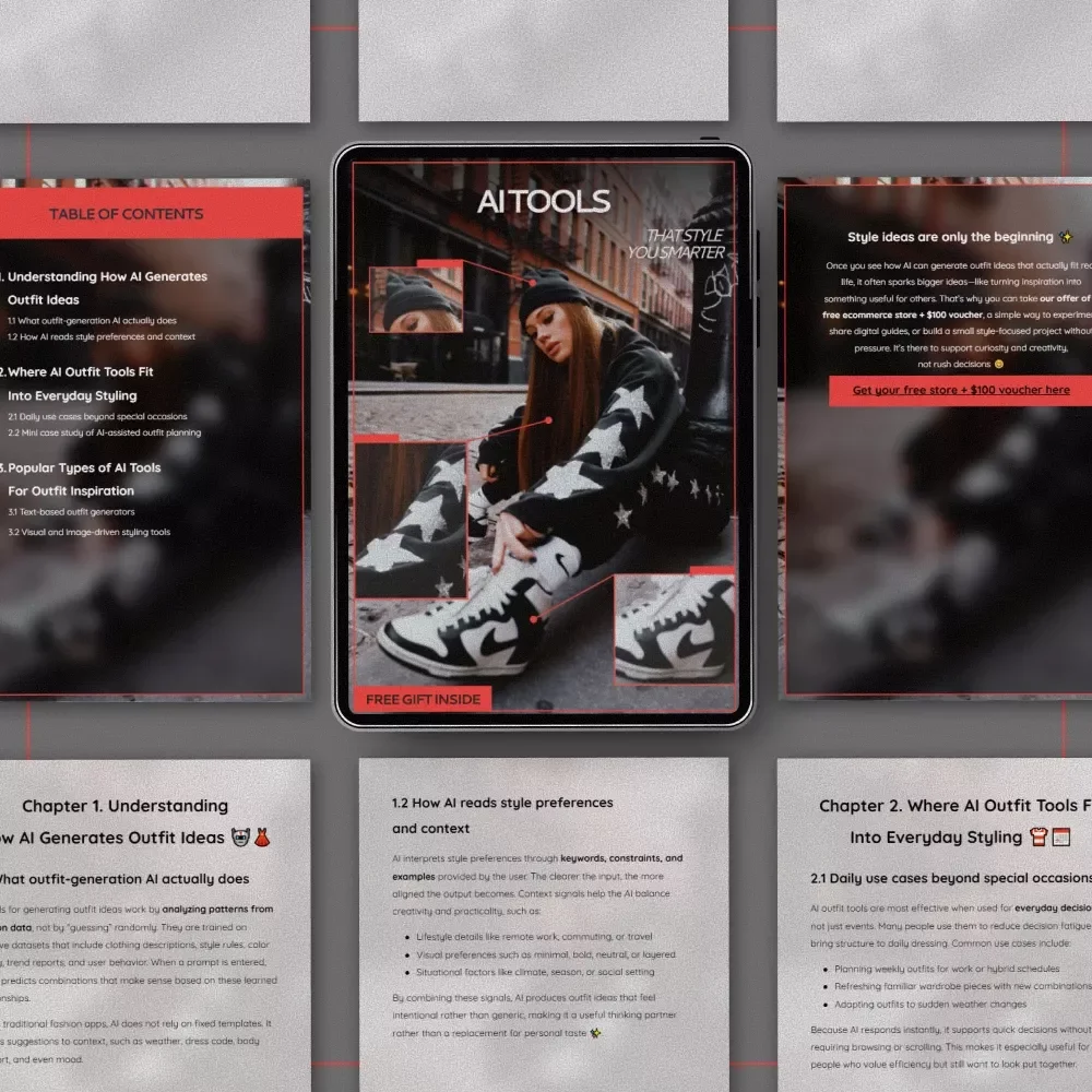 AI Tools That Style You Smarter – Ebook Guide to AI Tools for Generating Outfit Ideas, Smart Styling Prompts, Digital Fashion Planner