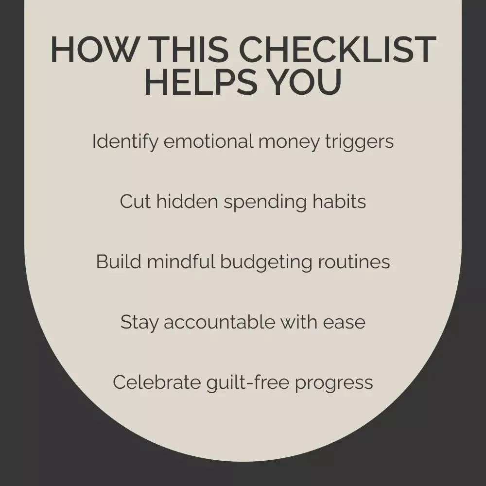 The “Break the Swipe Cycle” Checklist | Printable Digital Download for Taking Control of Your Money | Step-by-Step Roadmap on How to Curb Spending Addiction