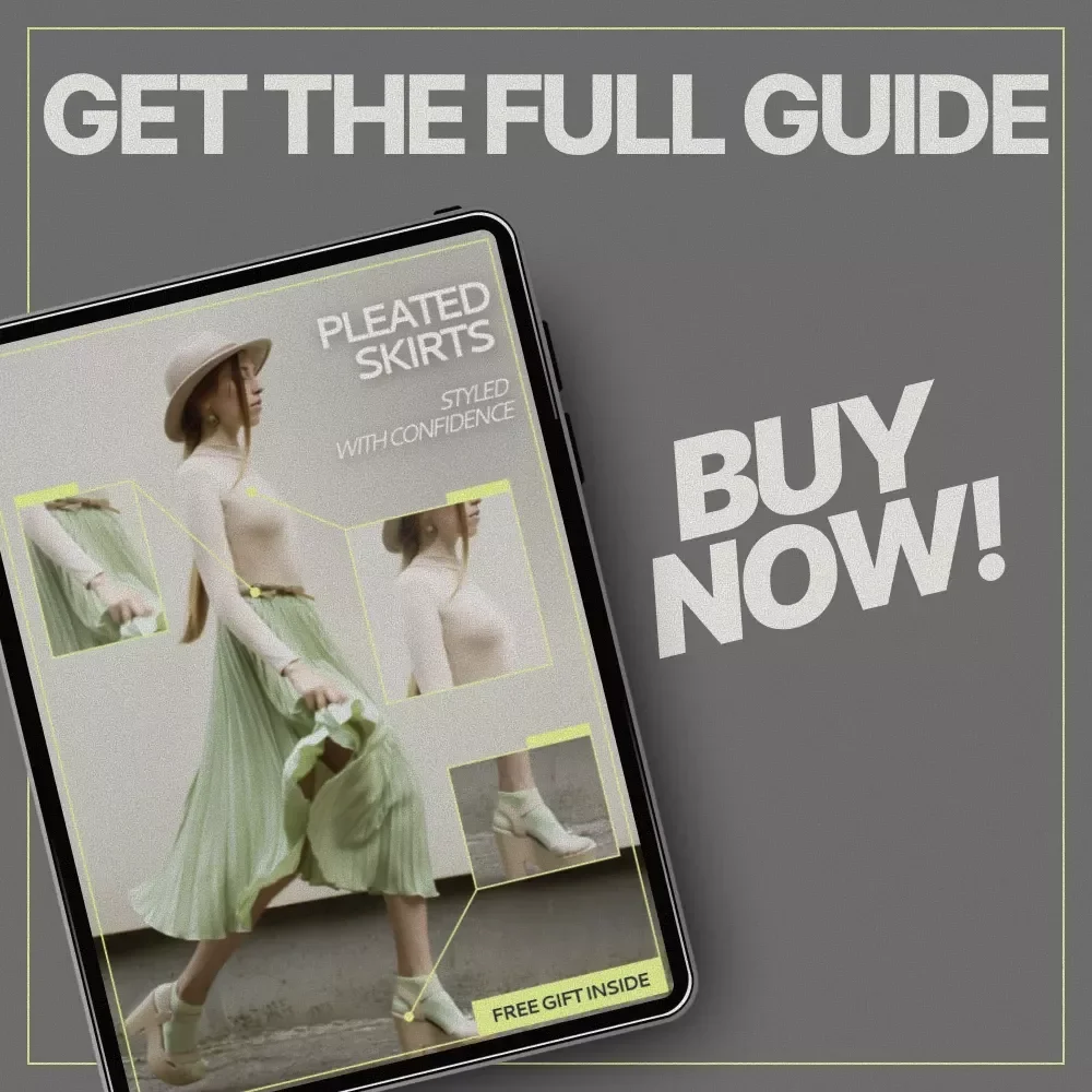 Pleated Skirts, Styled With Confidence | How to Style Pleated Skirts Guide | Modern Outfit Ideas, AI Styling Prompts & Everyday Looks