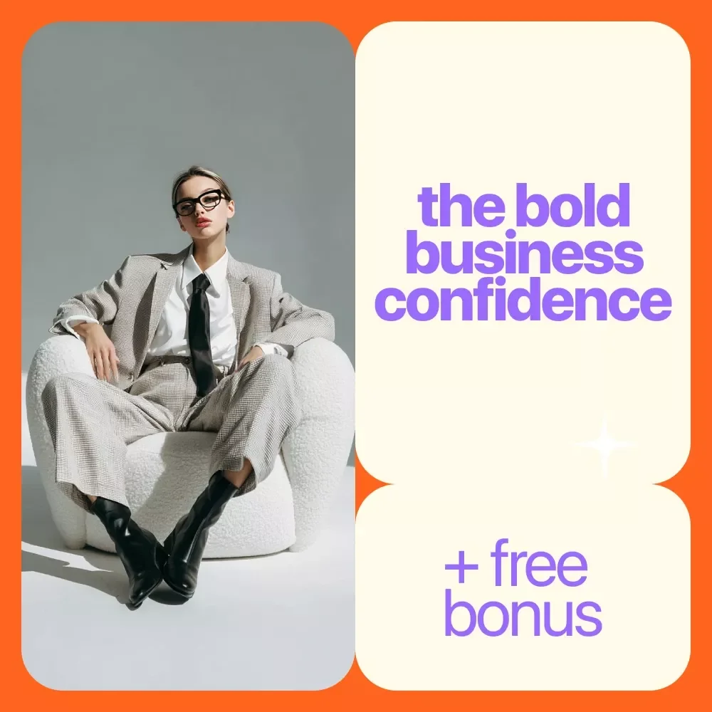 The Bold Business Confidence Checklist: Your Action Plan to Show Up, Speak Up & Succeed in Business
