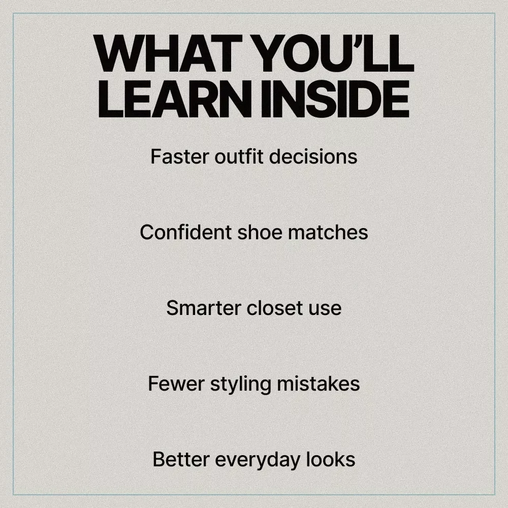 Style Smarter With AI Shoe Picks – Digital Styling Guide Using ai tools that suggest shoes for outfits | Smart Outfit Matching, Everyday & Workwear Prompts, AI Fashion Checklist