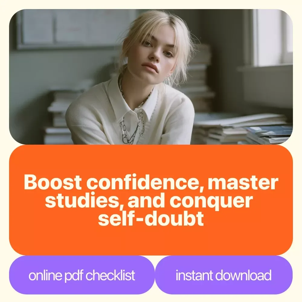 The Study Strong Confidence Checklist: Boost Your Confidence, Master Your Studies, and Achieve Your Goals