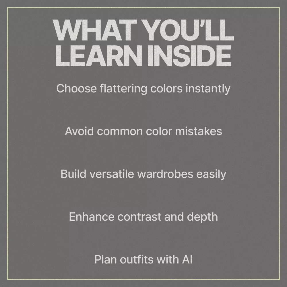 Colors That Love Black Hair | Style Guide Answering What Outfit Colors Suit Black Hair | Digital Download