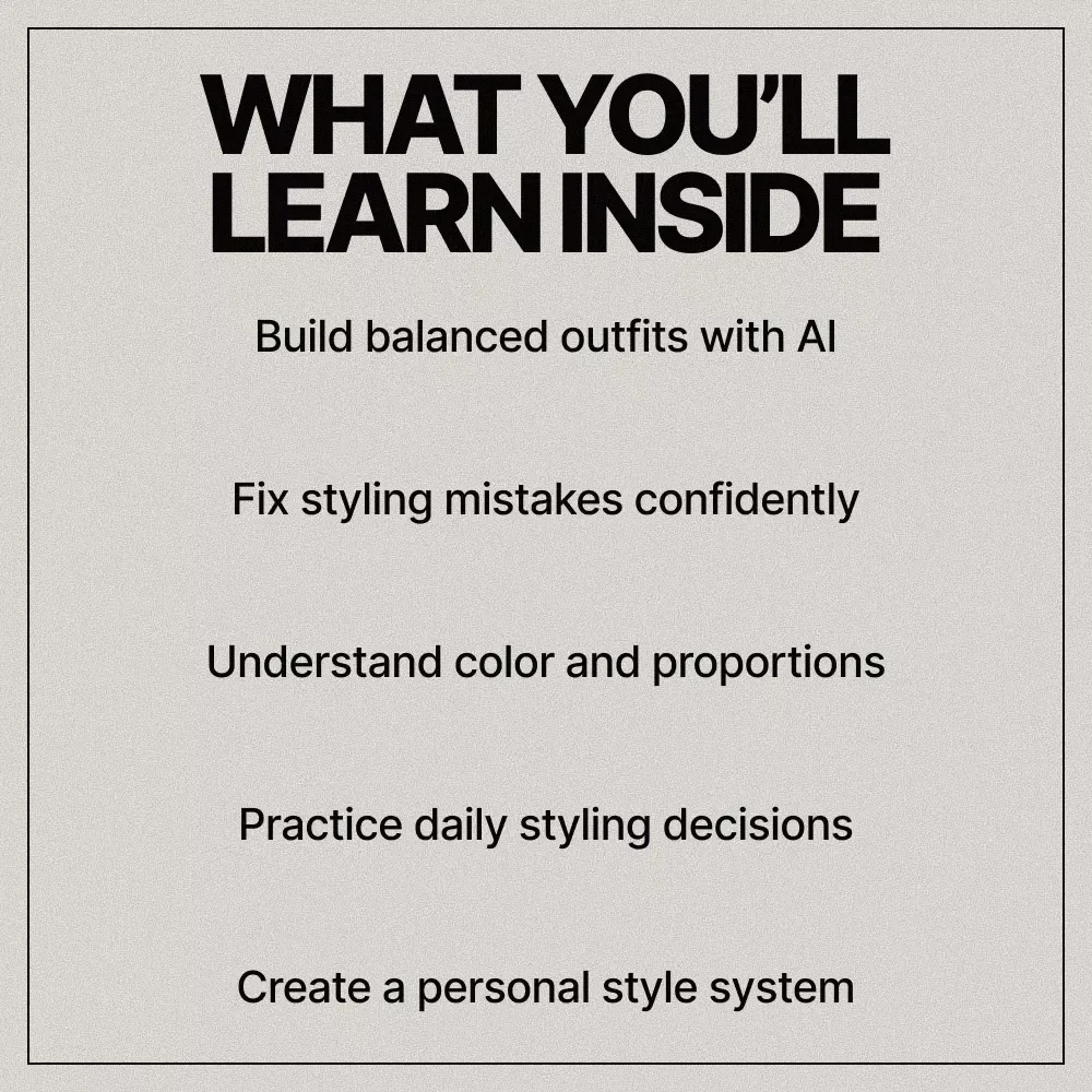 AI Tools That Teach Fashion Styling Fast | Ebook Guide Using ai tools to learn fashion styling basics for Beginners & Creators