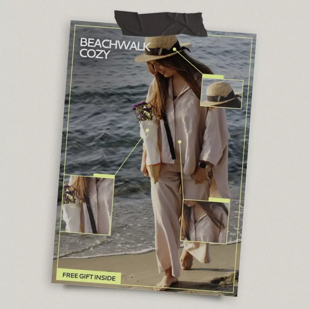 Beachwalk Cozy – Casual Beach Walk Checklist | Outfit Ideas for Casual Beach Walks | Cozy Coastal Style Digital Download