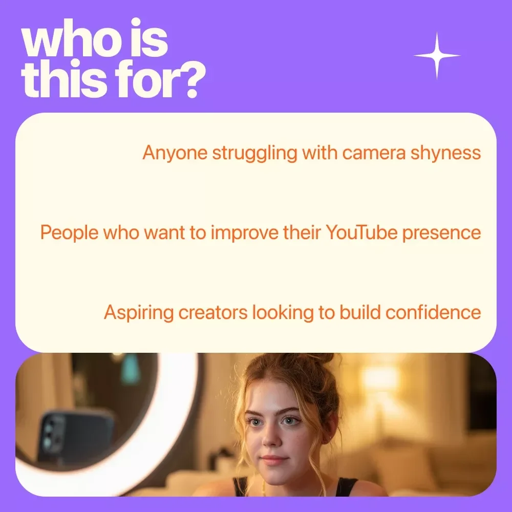 Confident on Camera: Your YouTube Confidence Breakthrough - Digital Download Guide to Boost Your Video Confidence
