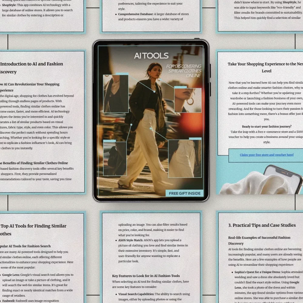 AI Tools for Discovering Similar Clothes Online | Smart Fashion Guide for Finding Lookalike Outfits with AI Tools