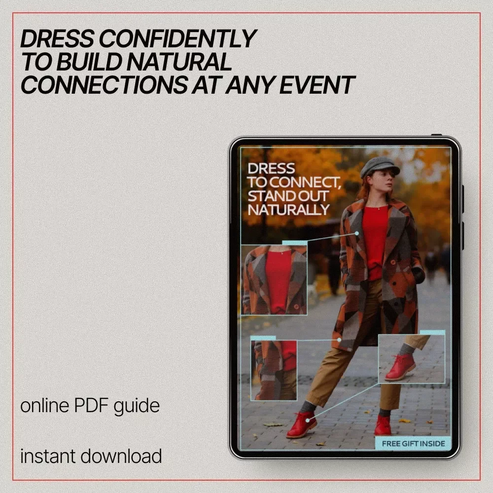 Dress to Connect, Stand Out Naturally: An eBook Guide to What Outfits Are Good for Networking Events, Building Confidence & Making Memorable First Impressions