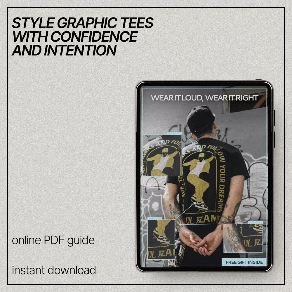 Wear It Loud, Wear It Right: A Modern Style Guide on how to style graphic tees with Confidence