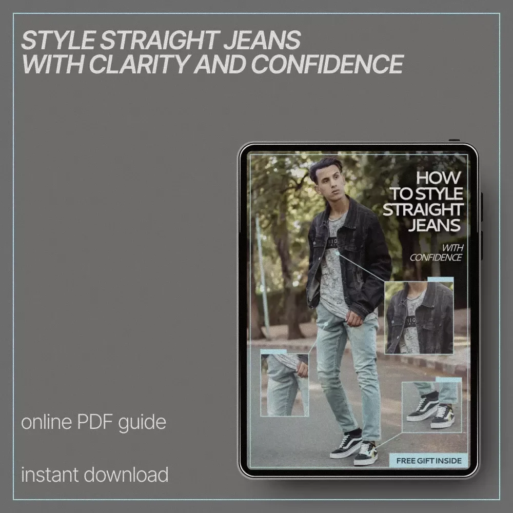 How To Style Straight Jeans With Confidence – A Practical Denim Styling Guide for Everyday Outfits, Work Looks & Modern Wardrobes